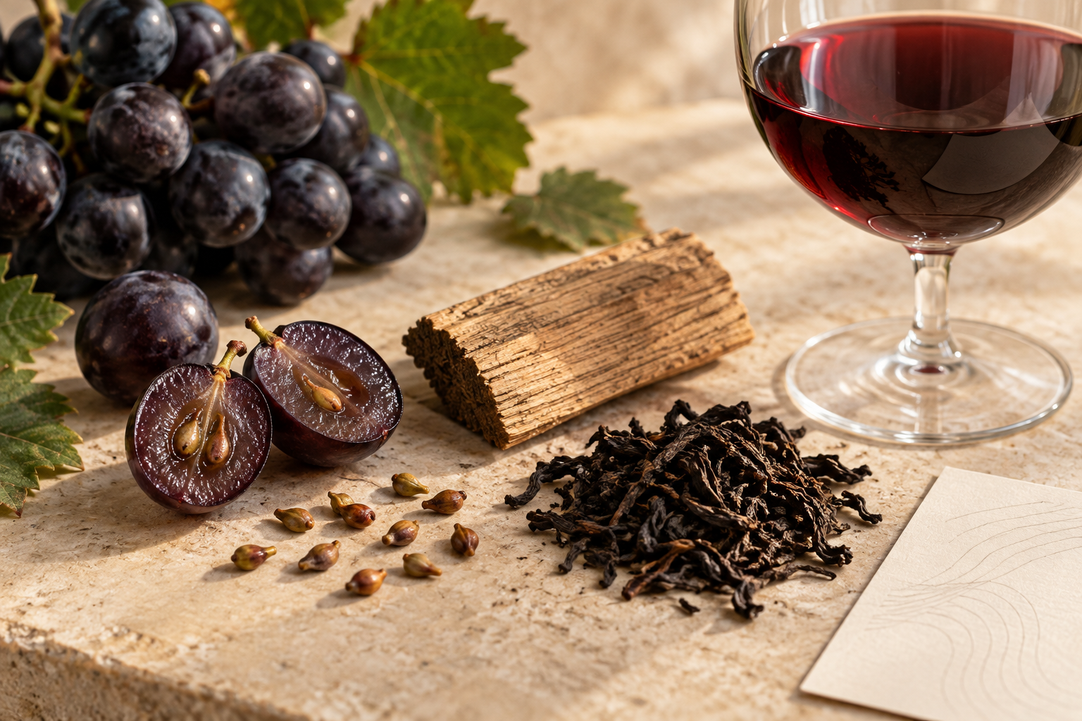 How tannins feel in wine: astringency, texture, and balance