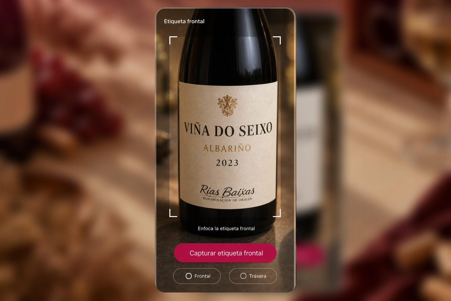 Cómo escanear una etiqueta de vino con Enolisa: guía paso a paso