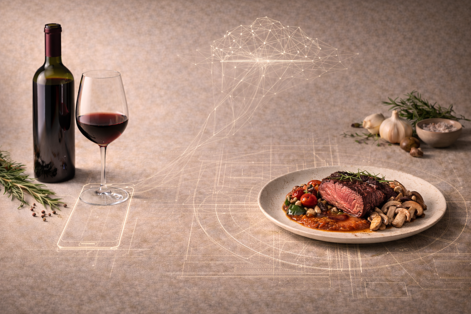 AI-Lisa Wine Pairings: how to find the right pairing from your tasting