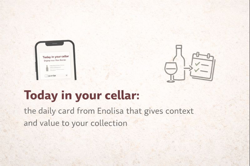 Today in your cellar: Enolisa’s daily card that adds context and helps you decide