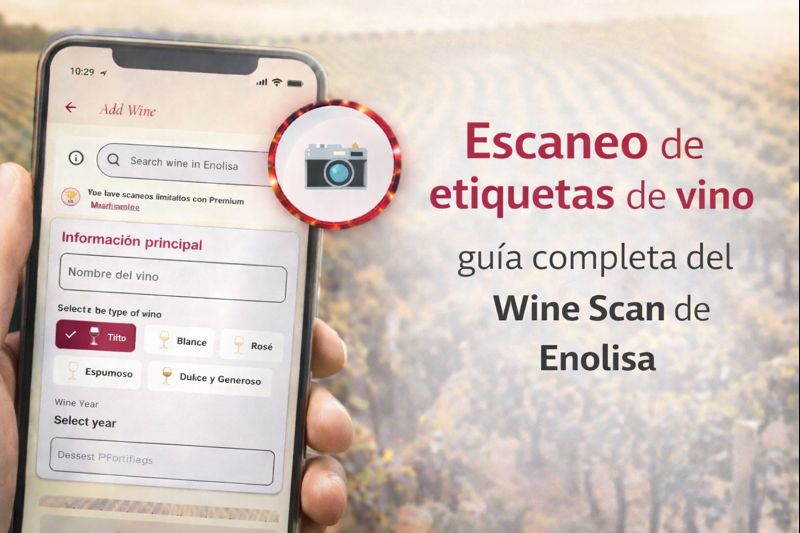 App para identificar vinos por foto de la etiqueta: Enolisa